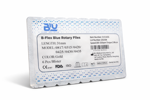 Blu B Flex Gold Blister Rotary Files Length 31 mm