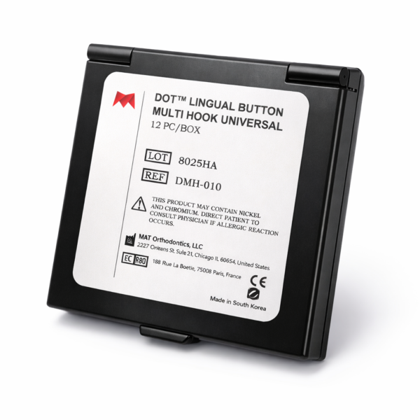 Matt Ortho Bondable Double Hook Lingual Button