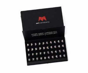web double non convertible Matt Ortho Gemma 1st Double Non-Convertible Tubes