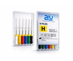 Blu H-Files Length 25 mm