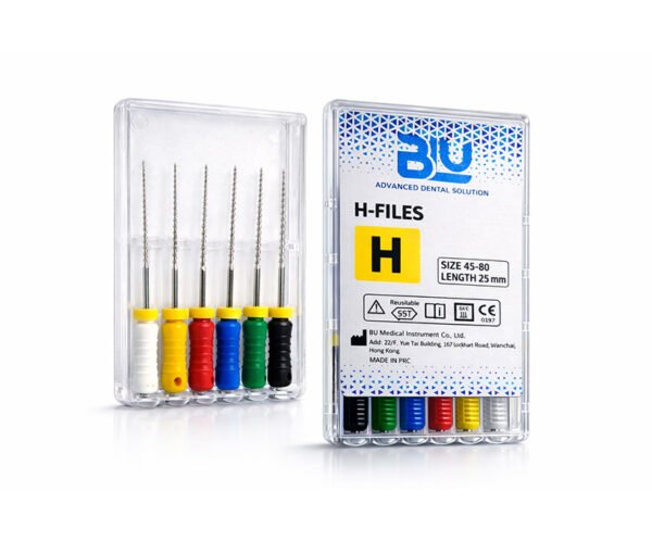 Blu H-Files Length 25 mm