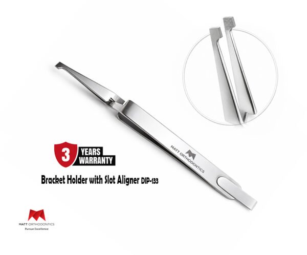 Matt Ortho Bracket Holder with Slot Aligner code 𝗗𝗜𝗣-𝟭𝟯𝟯