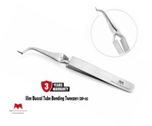 Matt Ortho Slim Buccal Tube Bonding Tweezers 𝗗𝗜𝗣-𝟭𝟯𝟮