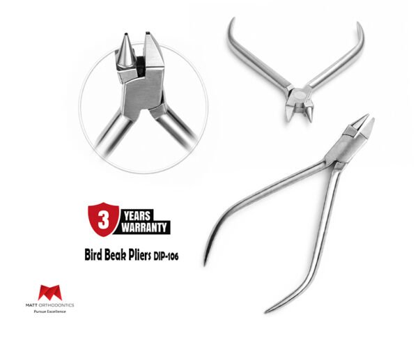 Matt Ortho Bird Beak Plier 𝗗𝗜𝗣-𝟭𝟬𝟲