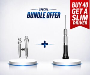 Matt Ortho 𝟰𝟬 Screws + Slim driver