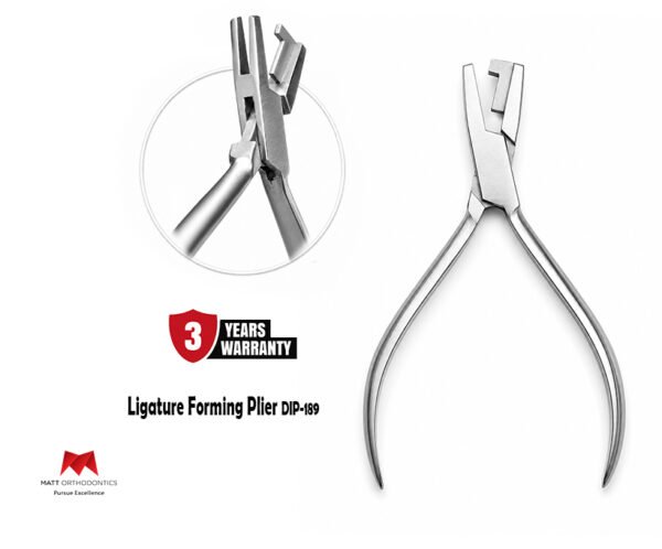 Matt Ortho Ligature Forming Plier 𝗗𝗜𝗣-𝟭𝟴𝟵