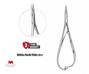 Matt Ortho Mathieu Needle Holder 14cm extra fine beak 𝗗𝗜𝗣-𝟭𝟭𝟳