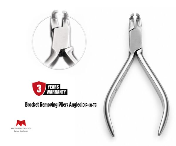 Matt Ortho Bracket Removing Plier Angled 𝗗𝗜𝗣-𝟭𝟯𝟭-𝗧𝗖