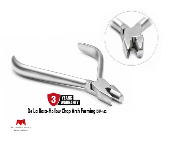 Matt Ortho De La Rosa-Hollow Chop Arch Forming Pliers 12cm 𝗗𝗜𝗣-𝟭𝟰𝟮