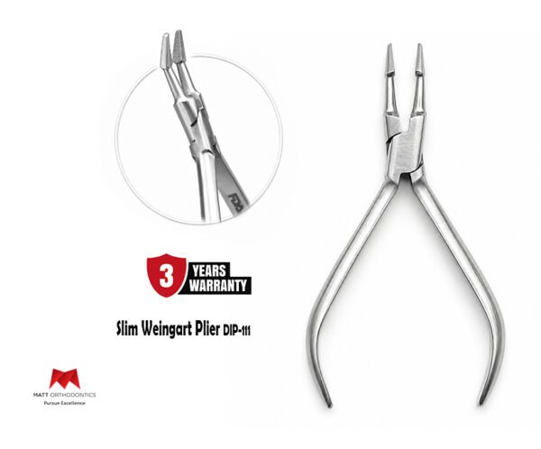 Matt Ortho Slim Weingart Pliers 𝗗𝗜𝗣-𝟭𝟭𝟭
