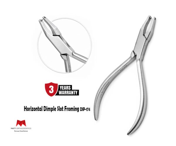 Matt Ortho Aligner Horizontal Dimple Slot Forming  𝗗𝗜𝗣-𝟭𝟳𝟰