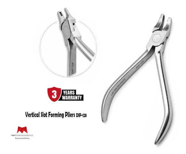 Matt Ortho Vertical Slot Forming Pliers 𝗗𝗜𝗣-𝟭𝟮𝟴