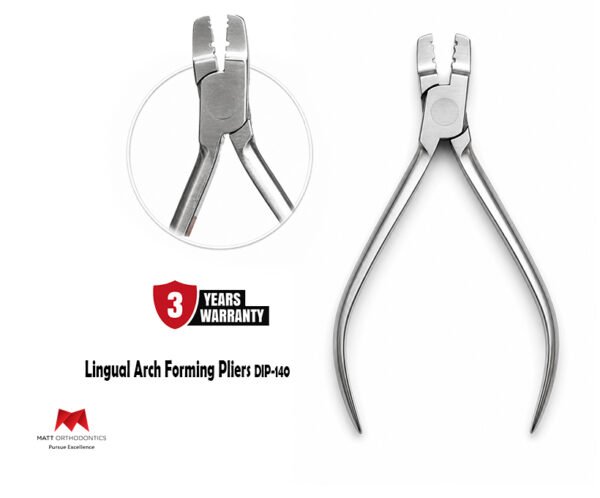 Matt Ortho Lingual Arch Forming Pliers 12cm 𝗗𝗜𝗣-𝟭𝟰𝟬