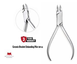 Matt Ortho Ceramic Bracket (Sushi) Debonding Plier 𝗗𝗜𝗣-𝟭𝟮𝟮