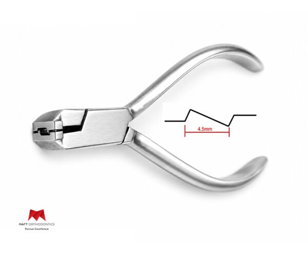 Matt Ortho Double Step ‘Z’ 𝟰.𝟱𝗺𝗺 Bending Pliers 𝗗𝗜𝗣-𝟭𝟲𝟳