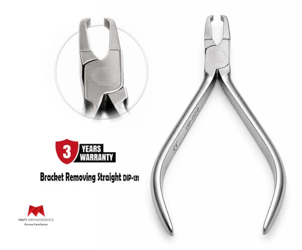 Matt Ortho Bracket Removing Plier Straight 𝗗𝗜𝗣-𝟭𝟯𝟭