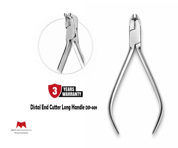 Matt Ortho Flush Distal End Cutter Long Handles 14cm 𝗗𝗜𝗣-𝟬𝟬𝟵
