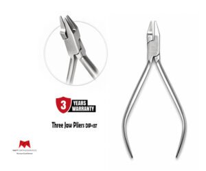 Matt Ortho Three Jaw Pliers 12.5cm 𝗗𝗜𝗣-𝟭𝟯𝟳