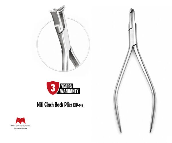Matt Ortho Niti Cinch Back Pliers 𝗗𝗜𝗣-𝟭𝟰𝟵
