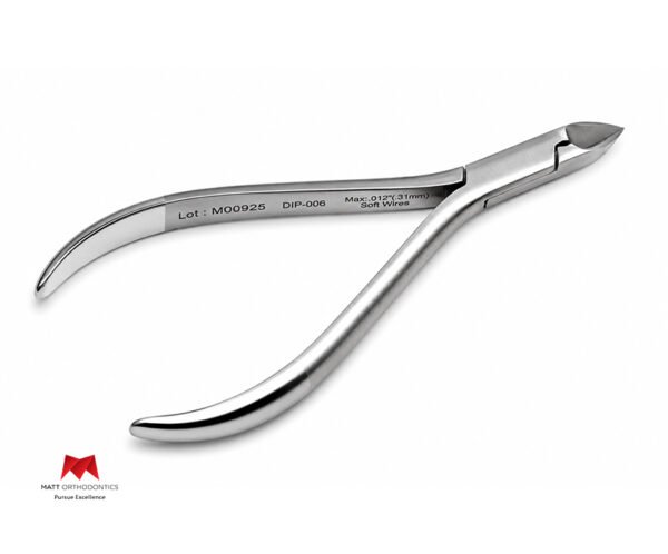 Matt Ortho Mini Ligature & Pin Cutter straight Slim Beak 12.5cm 𝗗𝗜𝗣-𝟬𝟬𝟲