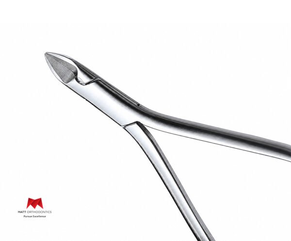 Matt Ortho Mini Ligature & Pin Cutter straight Slim Beak 12.5cm 𝗗𝗜𝗣-𝟬𝟬𝟲