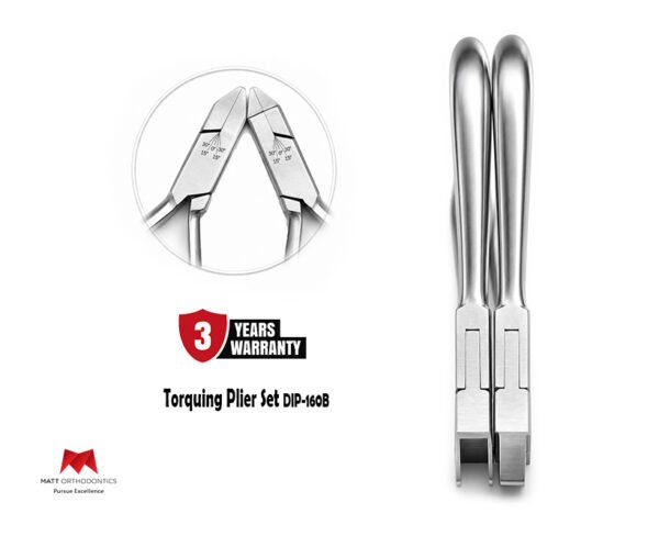 Matt Ortho Torquing Plier Set - Male and Female 𝗗𝗜𝗣-𝟭𝟲𝟬𝗕